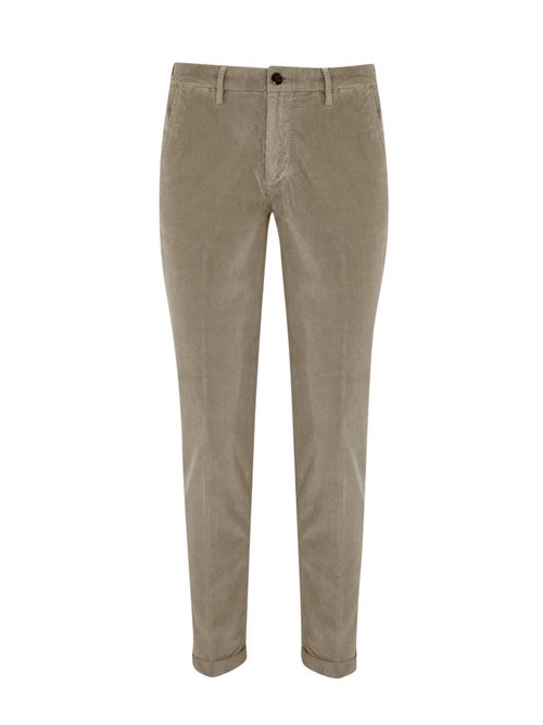 Pantalone Chino Mucha in velluto a costine beige salvia RE-HASH | P249B LS 4V0201306